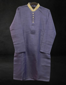 Men’s Kurta with trousers Navy blue.