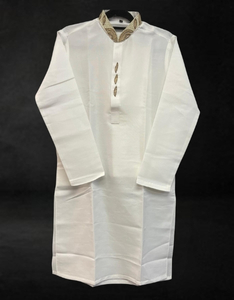 Men’s Kurta with trousers White.