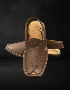 Dark Brown Leather Peshawari
